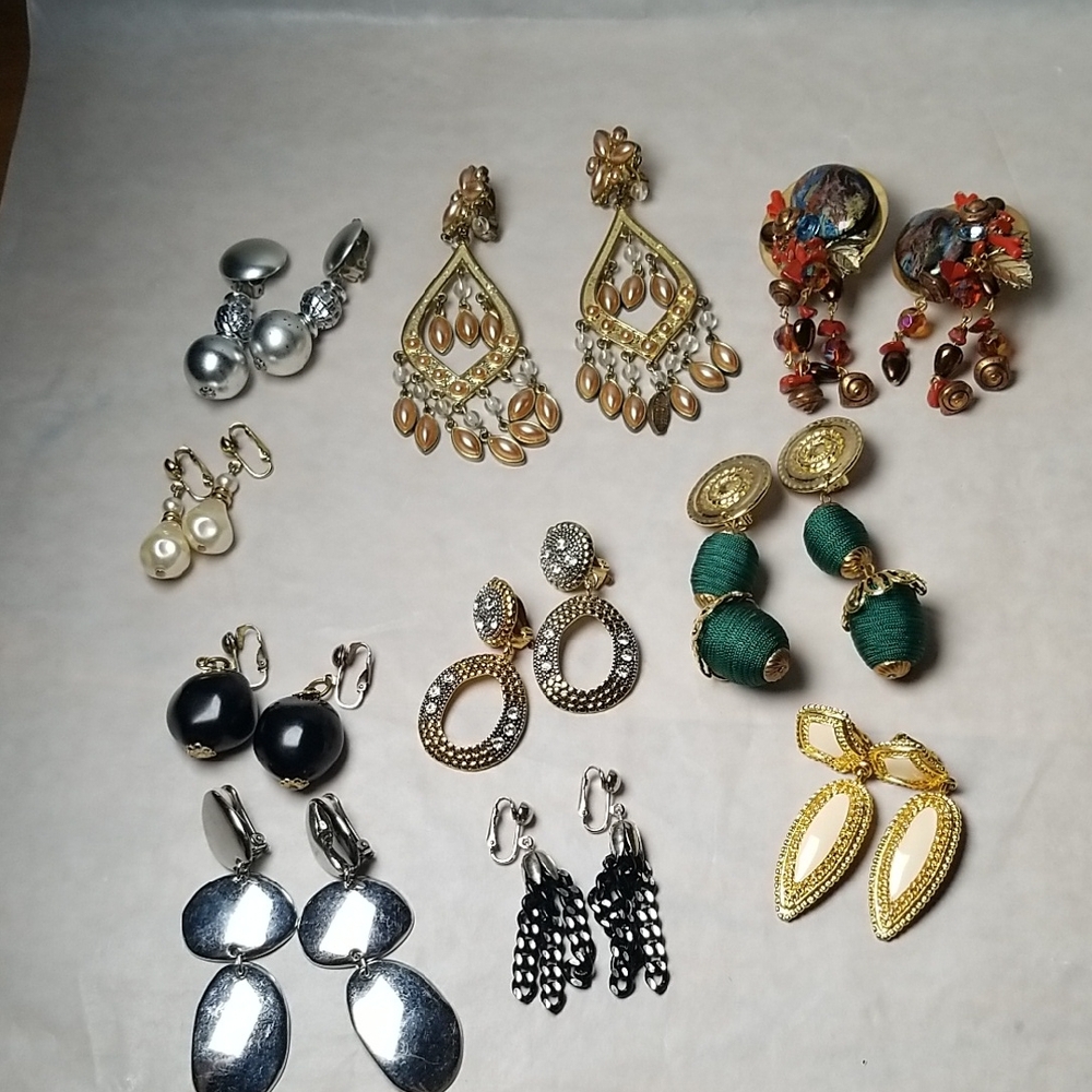 Collection Of Atrocious Clip On Earrings